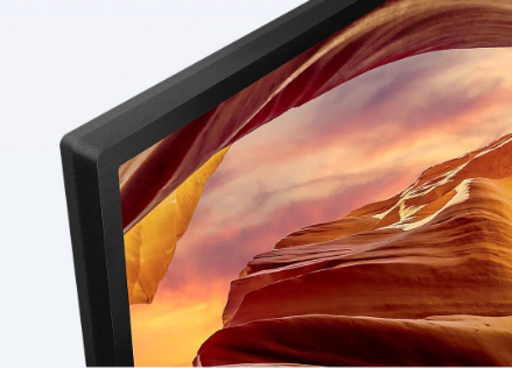 Detalles estéticos de la Sony BRAVIA KD43X75WL