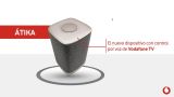 Vodafone Átika, un altavoz para controlar Vodafone TV